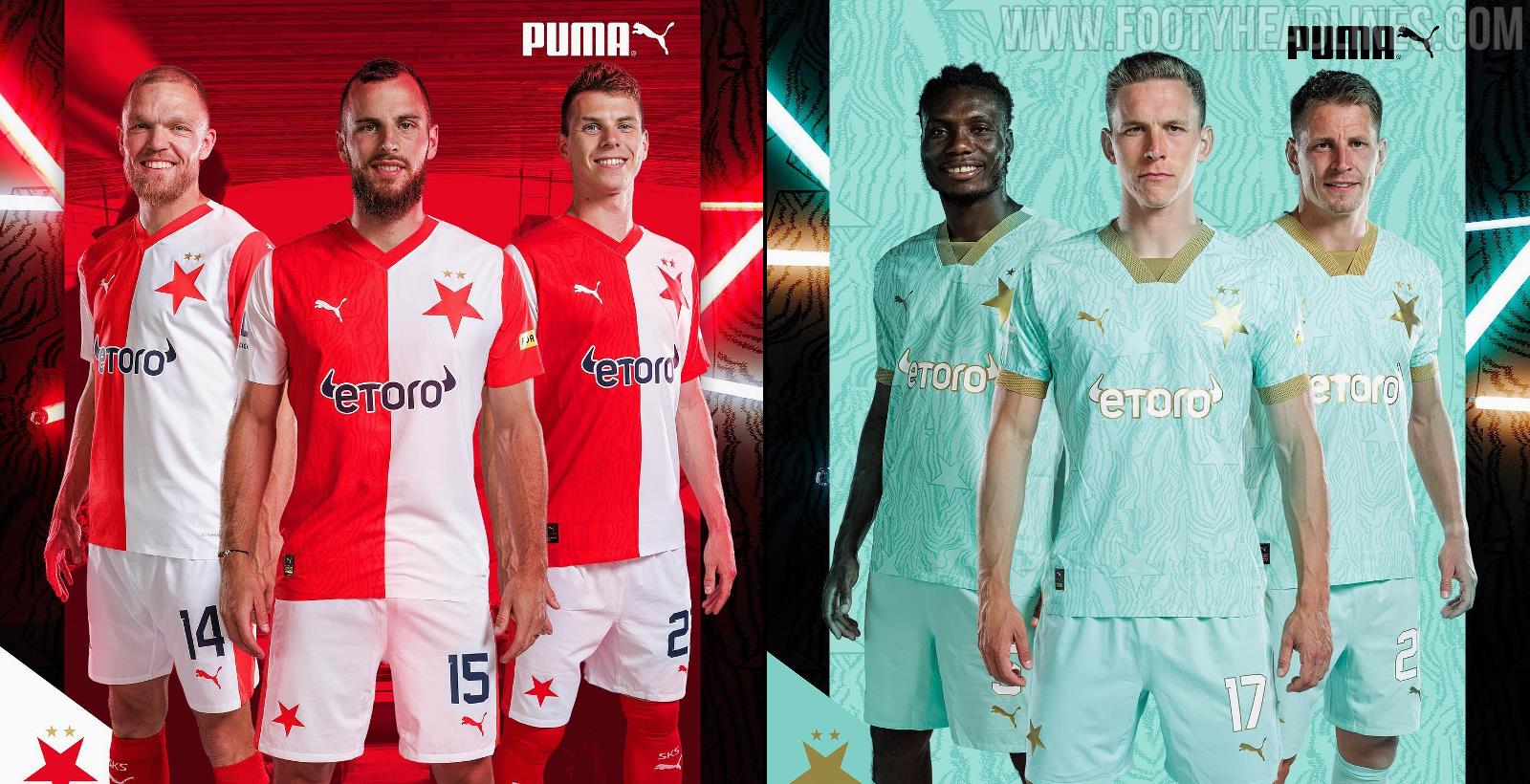 Slavia Prague 23-24 Home & Away Kits Released - Footy Headlines